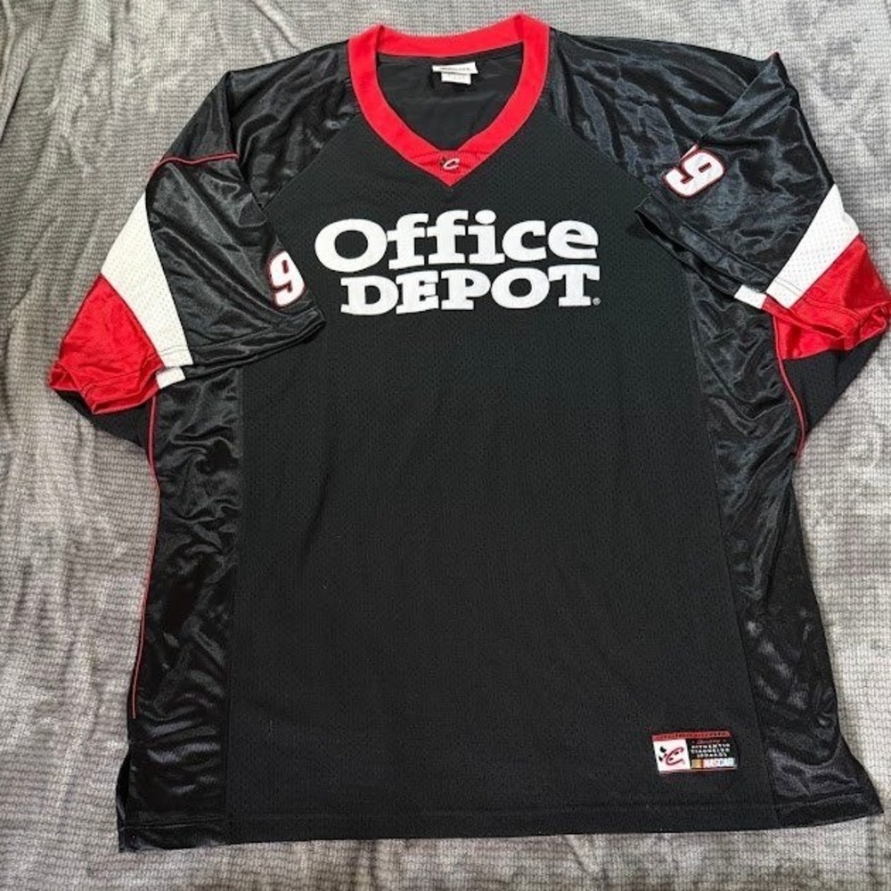Chase Authentics NASCAR Carl Edwards 99 Office Depot Racing Jersey Mens XL Black